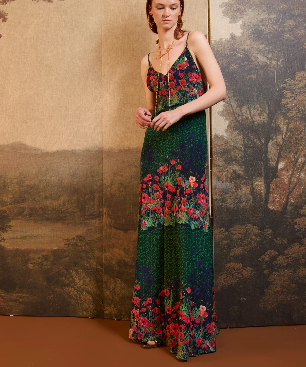 Vestido Tirantes Amapolas - Imagen 5