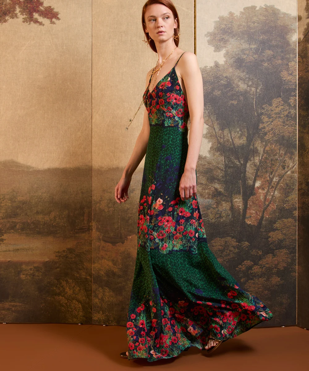 Vestido Tirantes Amapolas