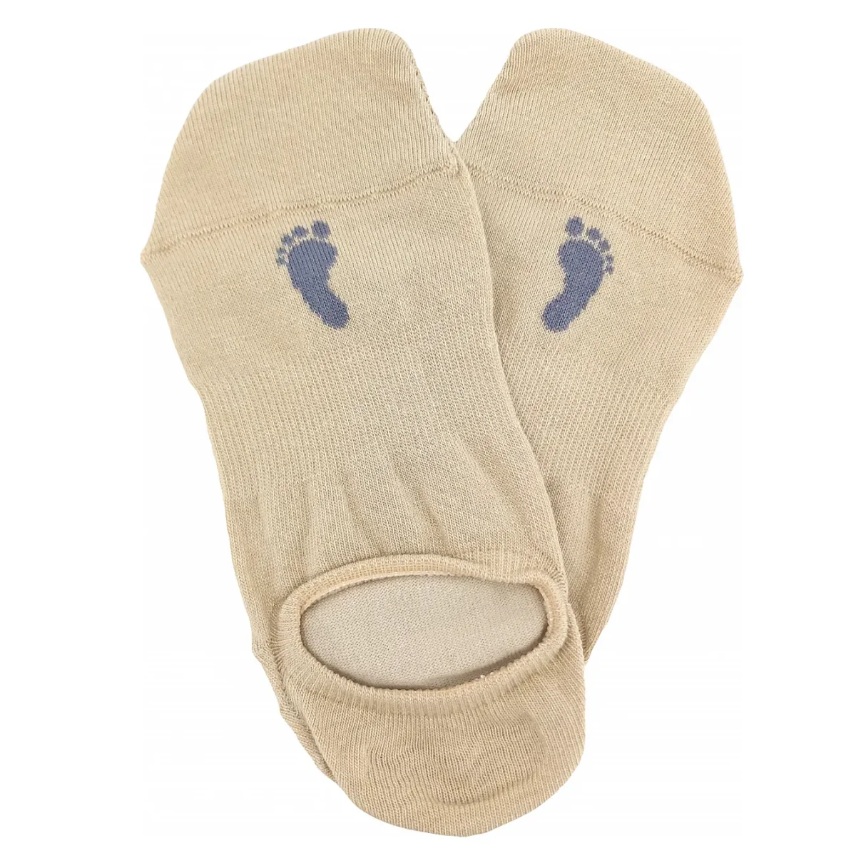 Calcetines Barefoot Invisibles Beige - Imagen 3