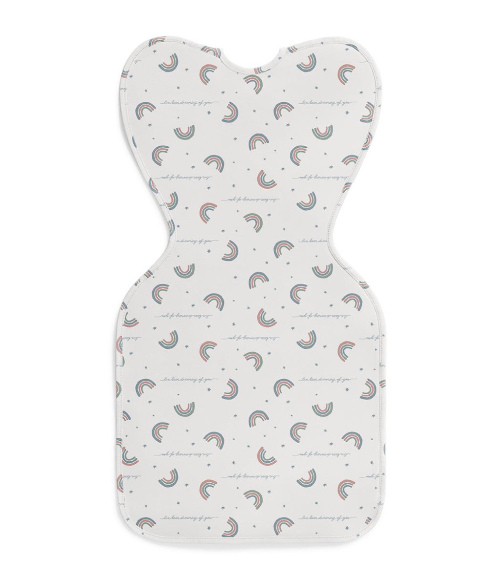 Swaddle Up™ 1.0 TOG Algodón Blanco Sueño Arcoíris - Imagen 4