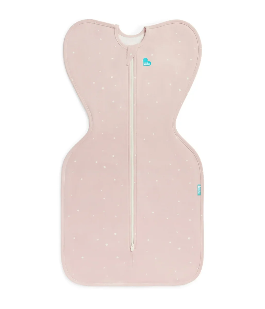 Swaddle Up™ Saco de arrullo 1.0 TOG Algodón Rosa Polvo Estrella Brillante - Imagen 3