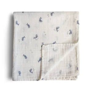 Muselina estampada Ballenas- MUSHIE