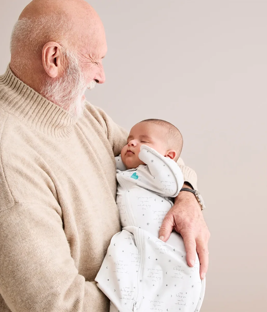 Swaddle Up™ 0.2 TOG Algodón Blanco Tú Eres Mi - Imagen 6