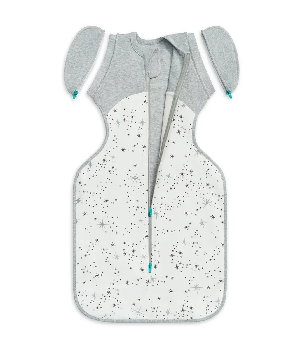 Swaddle Up™ Bolsa de transición 1.5 TOG Algodón Blanco Estrella del Norte - Imagen 4
