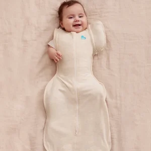 Swaddle Up™ Saco de dormir de transición 1.0 TOG Algodón Natural jaspeado